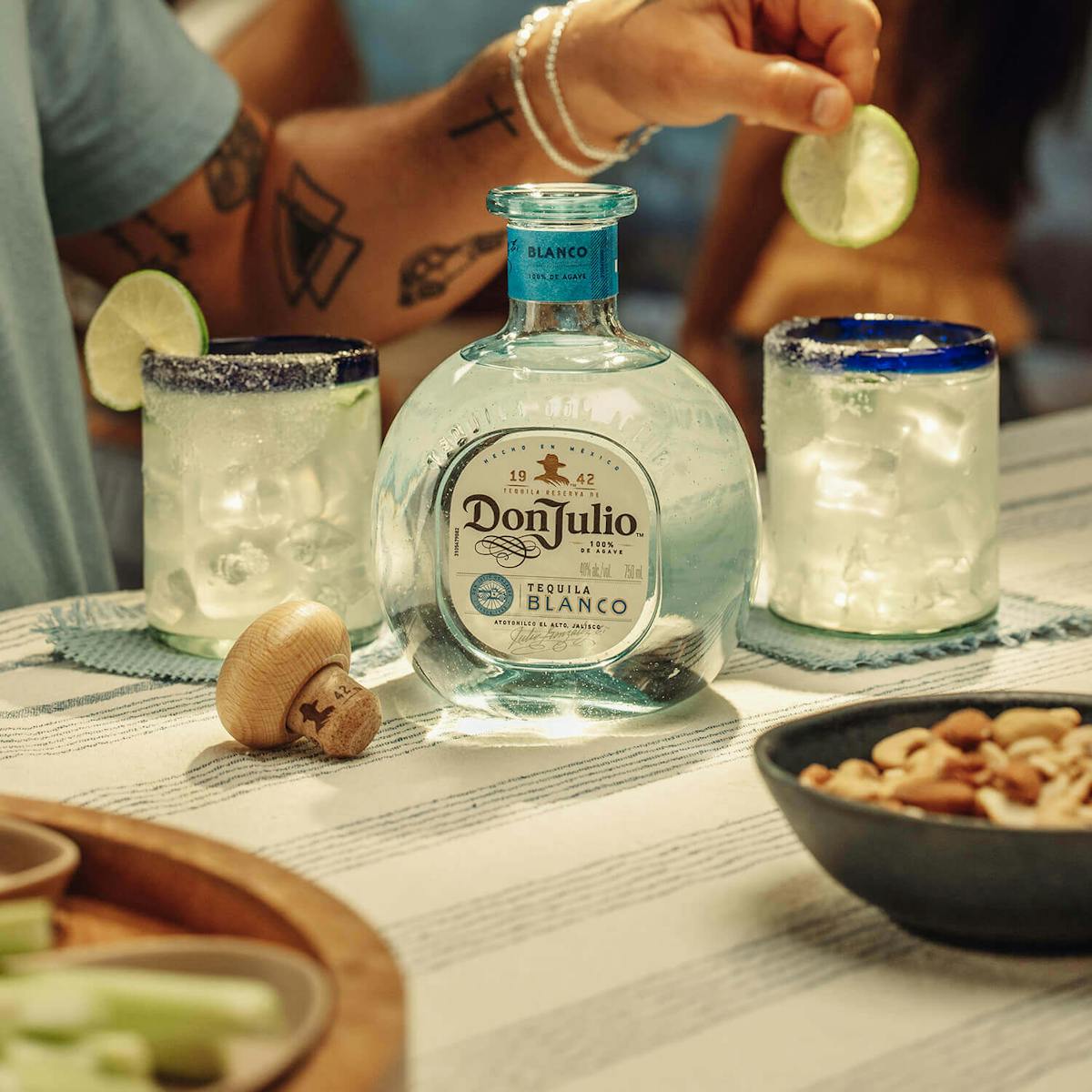 Don Julio Margarita drink made with Don Julio Blanco Tequila