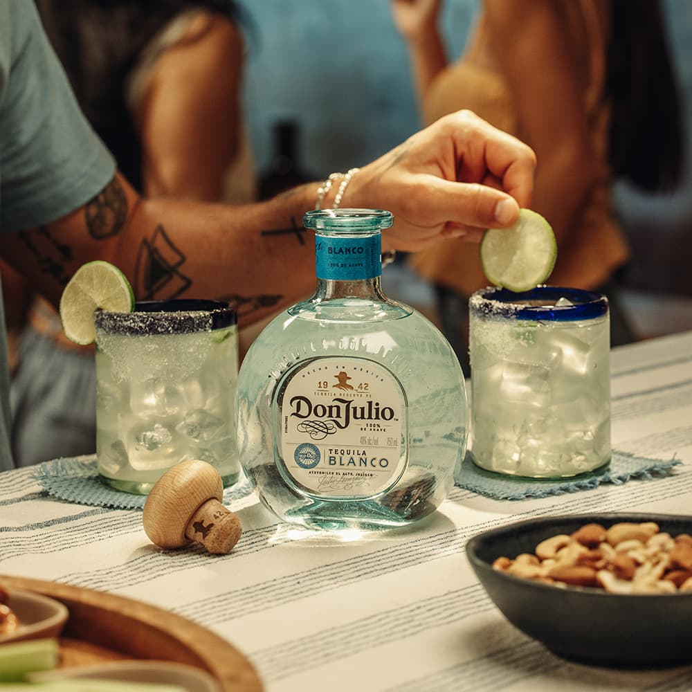 Don Julio Margarita drink made with Don Julio Blanco Tequila