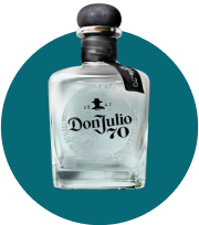 Bottle of Don Julio 70 cristalino