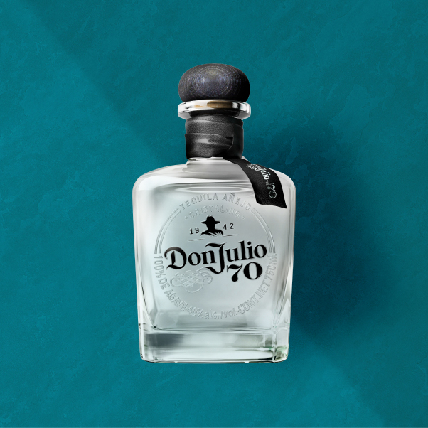 Bottle of Don Julio 70 cristalino
